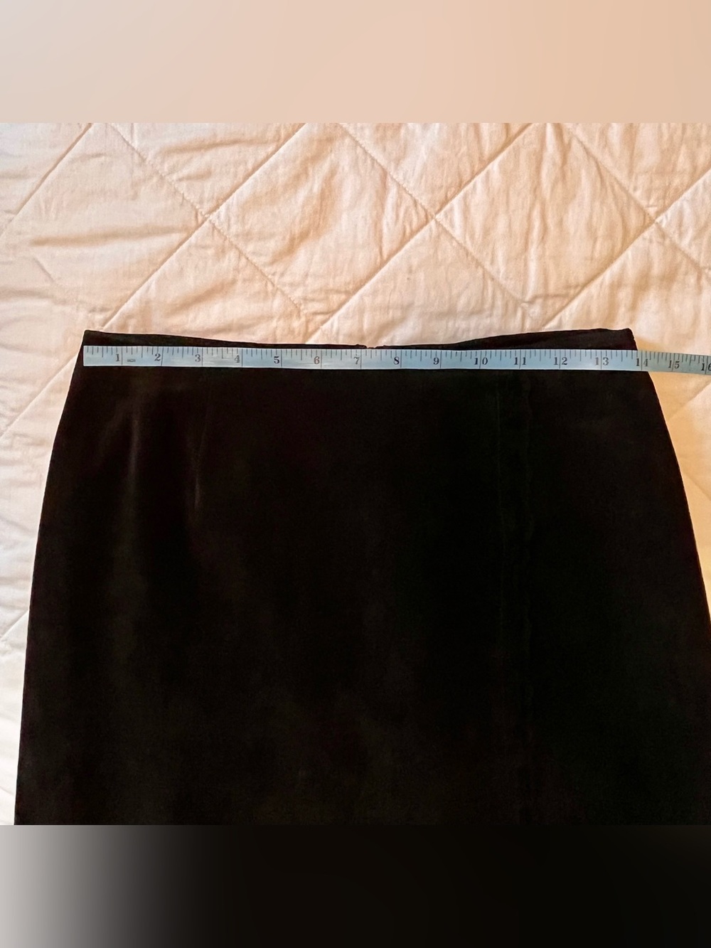 Vintage Danier Suede Maxi Skirt Black - Picture 8 of 8